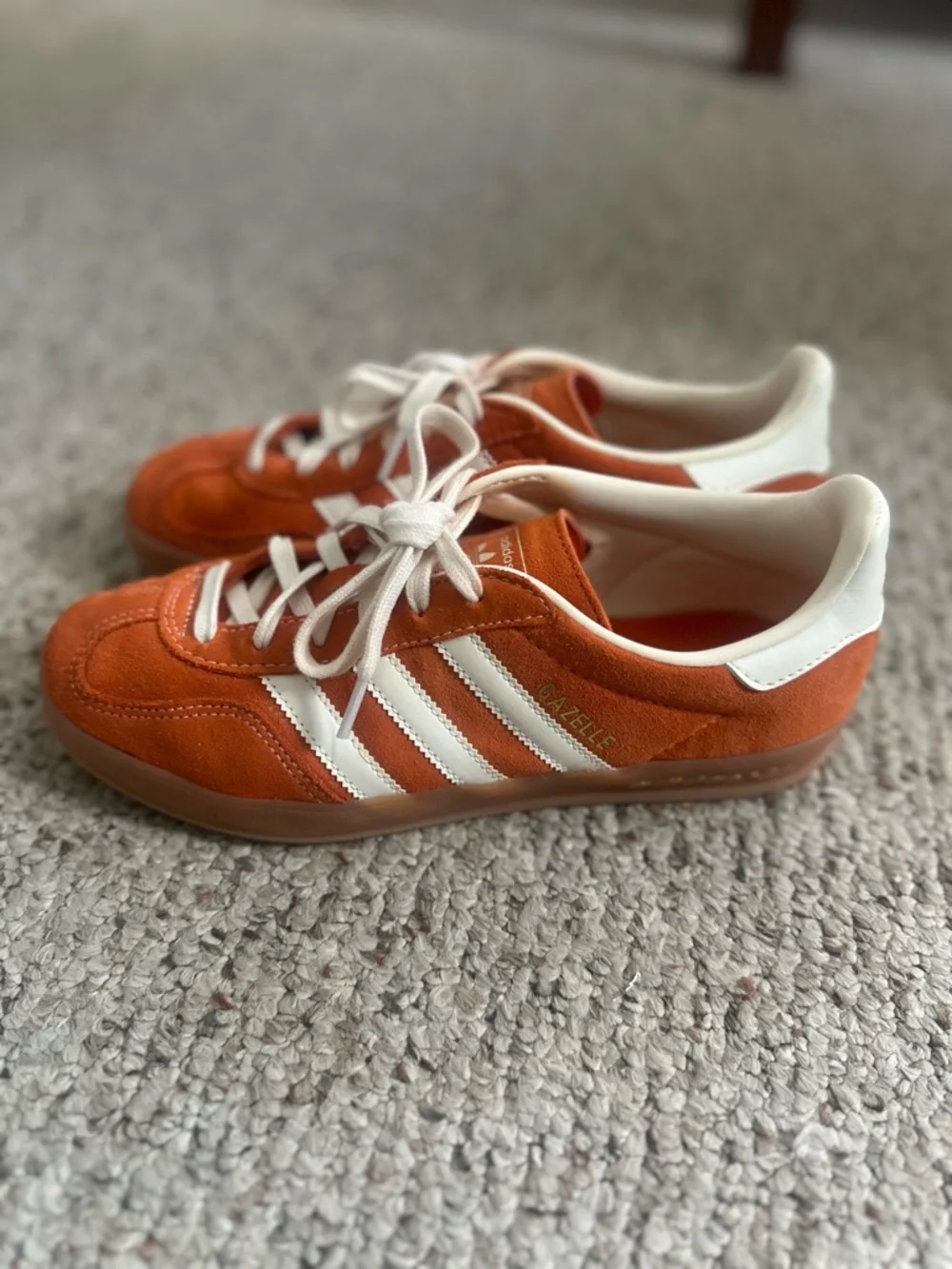 Adidas Gazelle Sneakers Orange Men’s Size 8